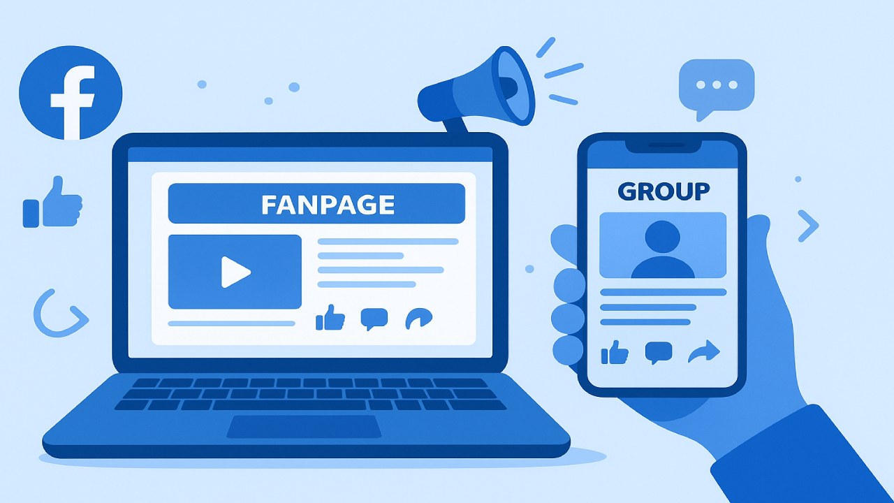 Quảng cáo bán hàng trên Fanpage và Group Facebook