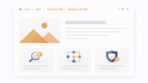 breadcrumb SEO và điều hướng web chuẩn Technical SEO