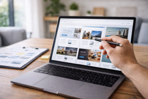 lựa chọn mẫu website phù hợp trước khi thiết kế web