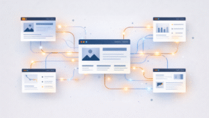 Sơ đồ internal linking giúp tăng authority trang và topical authority