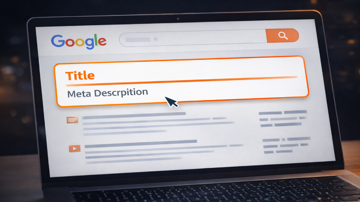 Thẻ Title và Meta Description chuẩn SEO 2026 hiển thị trên Google