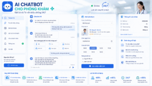 Chatbot AI phòng khám đặt lịch và tư vấn triệu chứng