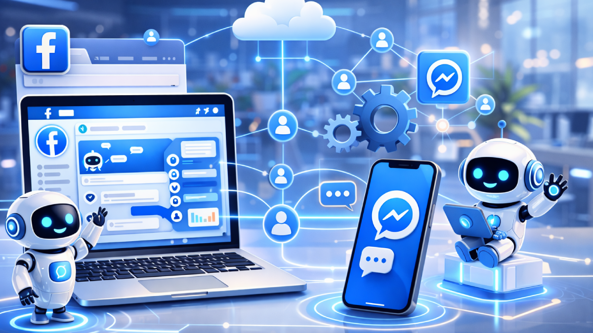 Kết nối Facebook Fanpage với chatbot Messenger qua hệ thống tự động