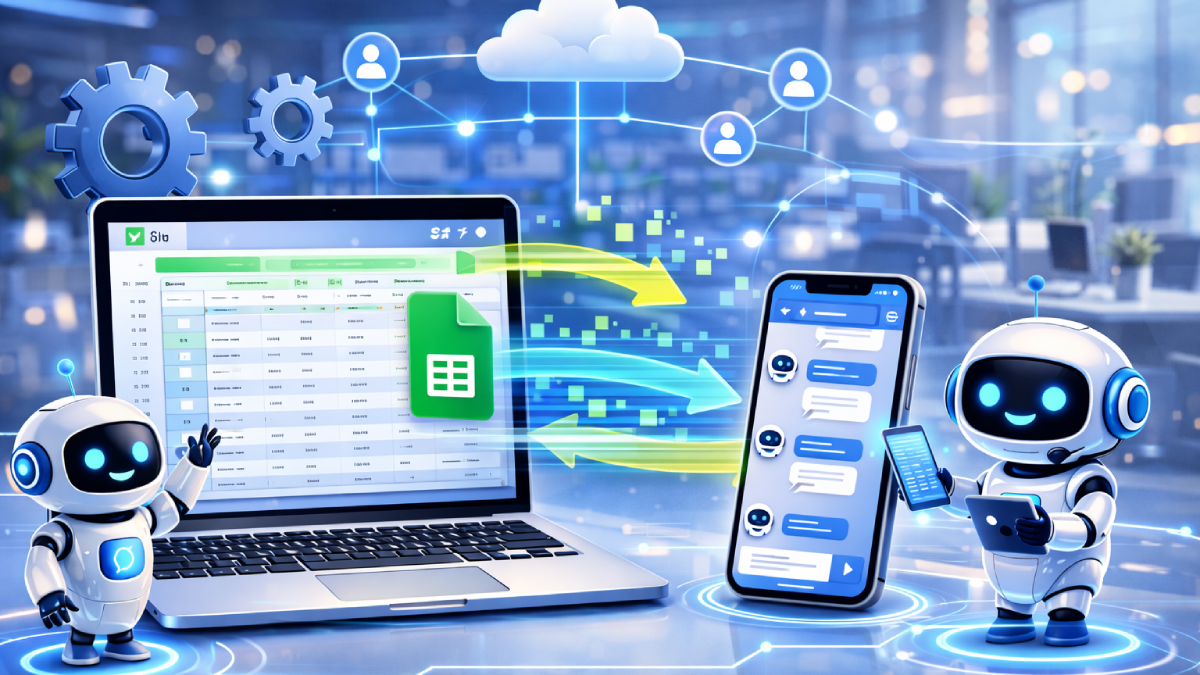 Tích hợp dữ liệu Google Sheet vào chatbot Facebook Messenger