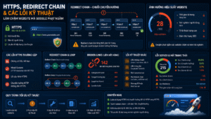 HTTPS và redirect chain gây lỗi kỹ thuật làm chậm website và ảnh hưởng SEO