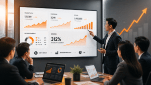ROI của SEO tổng thể và dashboard báo cáo hiệu quả cho doanh nghiệp